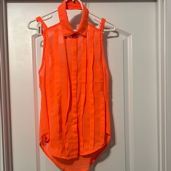 L'ATISTE Tops - Latiste orange funky blouse